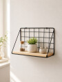 ESTANTE DECORATIVO NEGRO