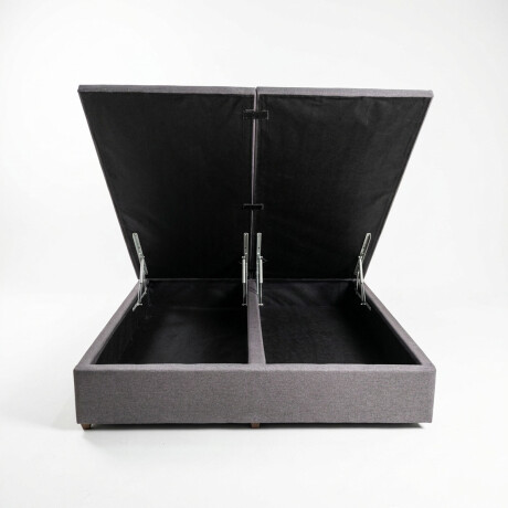 BOX BAÚL KING MADERA GRIS ARCA
