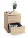 Mesa de luz LIMFJORDEN 2 cajones roble Mesa de luz LIMFJORDEN 2 cajones roble