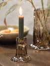 Vela candelabro HOLME H20cm oliva 4u/pk Vela candelabro HOLME H20cm oliva 4u/pk