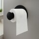 Porta papel con ventosa NEGRO