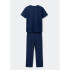 PIJAMA FEM AZUL ESCURO