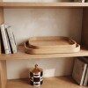 Bandeja de madera fresno rectangular Riga 33x22 cm