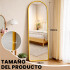 Espejo Arco De Pie Cuerpo Entero Fm04 50 X 150 Cm DORADO