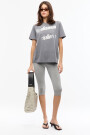 REMERA REALISME Gris Melan
