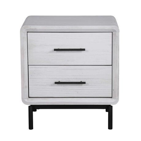 MESA DE LUZ 1 CUERPO MADERA BLANCO WESTBROOK
