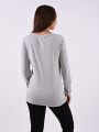 REMERA BÁSICA LIZ GRIS CLARO (V)