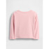SEPT BF LS GRAPHIC TEE PURE PINK