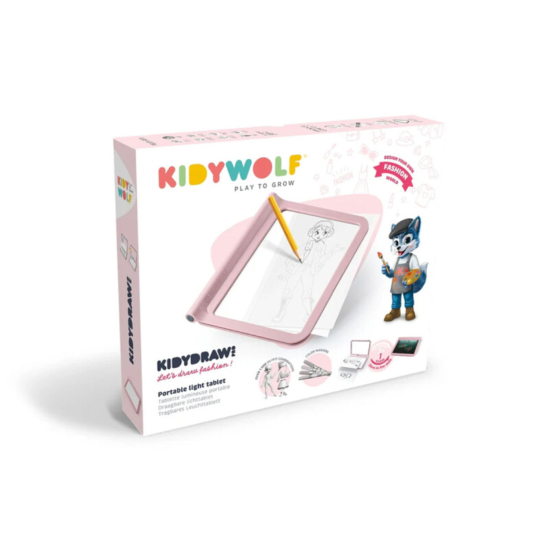 Pizarra con luz Calco Pro Fashion Kidywolf Pizarra con luz Calco Pro Fashion Kidywolf