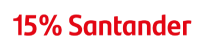 Santander debito y cred. 15%
