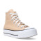 Championes de Mujer Converse Ctas All Star Lift Platform HI Beige - Blanco