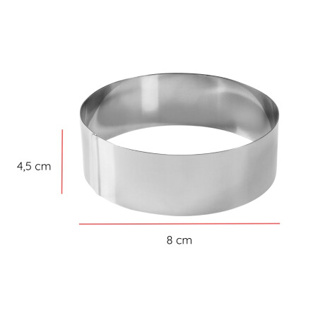 Aro inox 8 cm Aro inox 8 cm