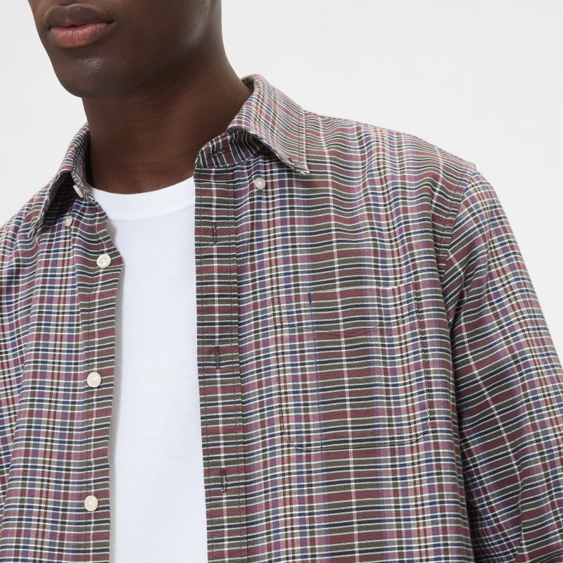 LS OX BAS STANDARD FIT BROWN MULTI PLAID