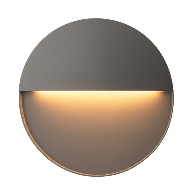 ARTEFACTO EXTERIOR DE PARED GALEANO 3W Luminaria Exterior De Pared Galeano 3W Gris