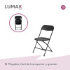 Silla de Jardin Lumax Plegable Portable Silla de Jardin Lumax Plegable Portable