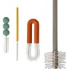 Set de cepillos limpia Biberones Cactus con base Boon MOD beige