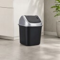 Papelera Tacho de basura Vaiven 3,6 litros Black Steel Papelera Tacho de basura Vaiven 3,6 litros Black Steel