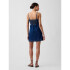 V-JUNE DENIM SL DRESS - MINI MEDIUM WASH
