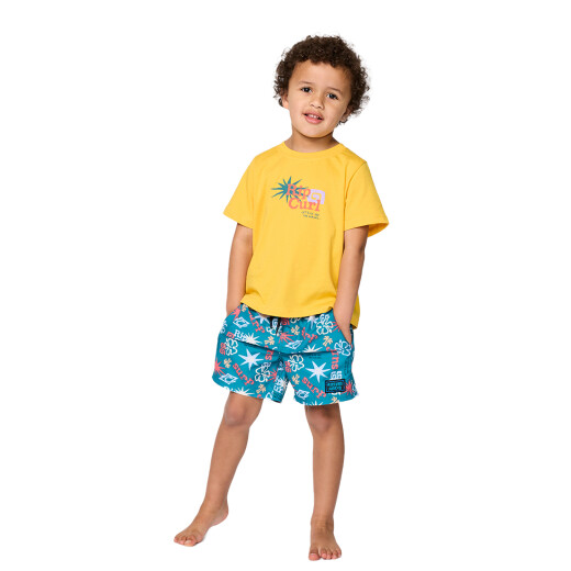 Remera Rip Curl Lets See The Waves Tee Niño - Amarillo Remera Rip Curl Lets See The Waves Tee Niño - Amarillo