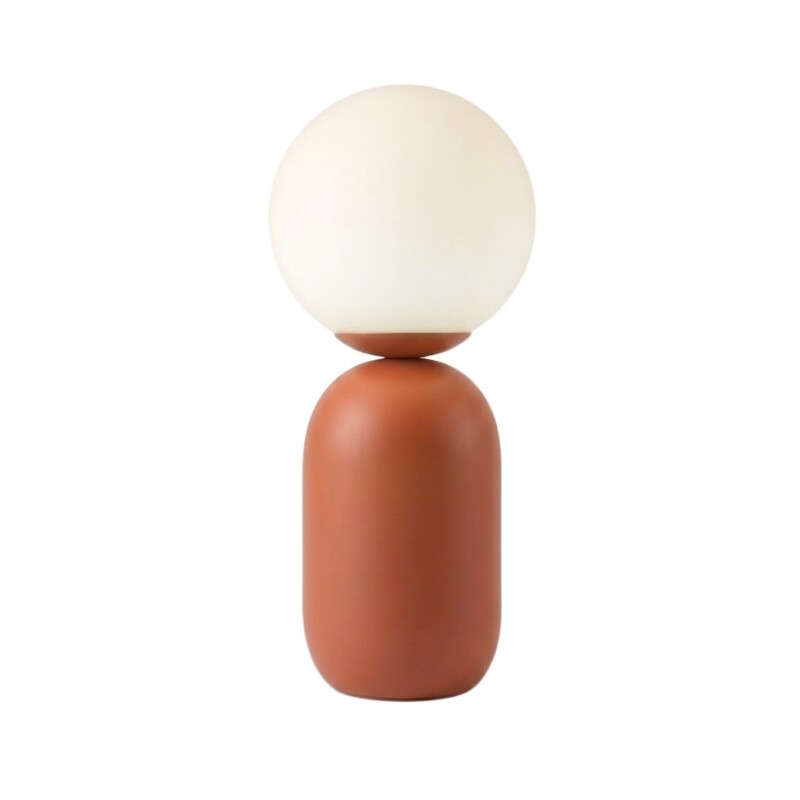 ARTEFACTO DECORATIVO DE MESA DALU Luminaria De Mesa Dalu Terracota