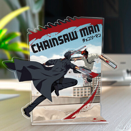 Chainsaw Man Acryl Diorama - Chainsaw Man vs Sword Deamon Chainsaw Man Acryl Diorama - Chainsaw Man vs Sword Deamon