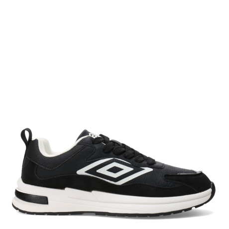 Championes de Hombre Umbro Refine Negro - Blanco