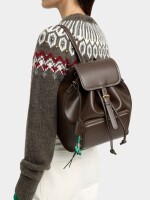 Mochila Con Alça Bandolera marron