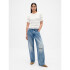 SS LINEN POINTELLE TOP NEW OFF WHITE