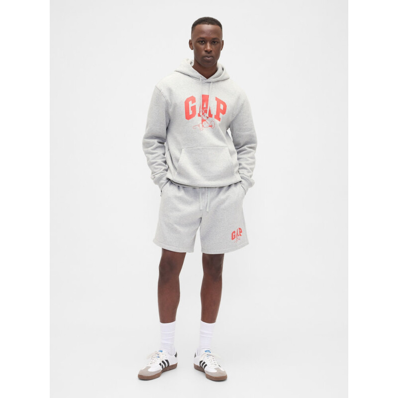 V-DIS DISNEY X GAP SHORT HEATHER GREY