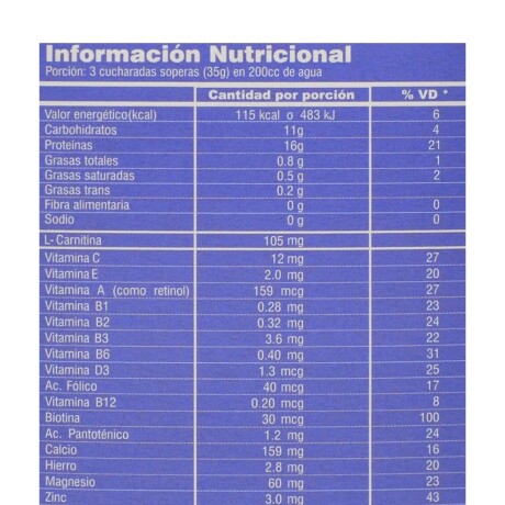 Whey Protein con Vitaminas 400g SYLAB Sabor Chocolate
