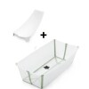 Baño Stokke flexibath set c reposera transparente verde