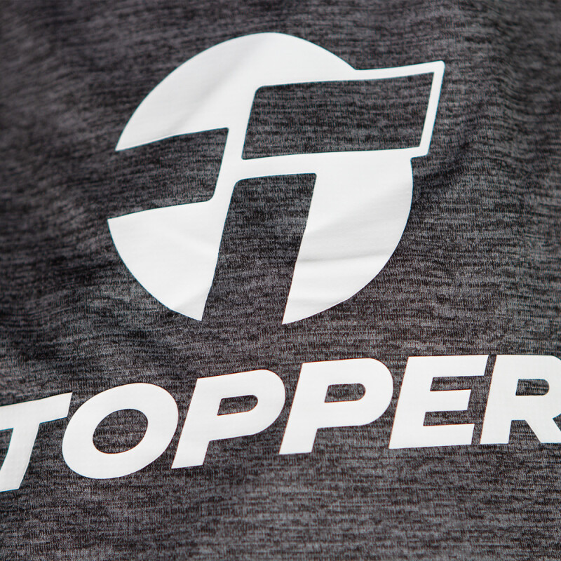 T-SHIRT BRAND TEE GIRLS TRNG PEACH GRIS MELANGE