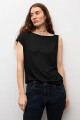 Blusa detalle metálico negro