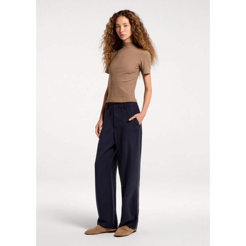BLUSA MM FEM MARROM MEDIO