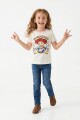 Remera m/c niña con vivos TOY STORY CRUDO