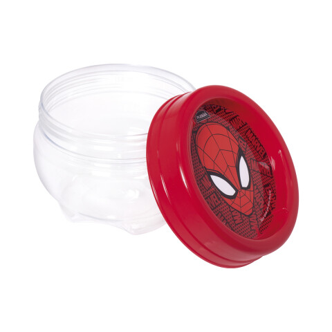 Pote Apilable con Traba Spiderman 155 ml U