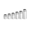 PROLONGACION 1/2" X 4 CM BRONCE CROMADO CHIARA Prolongacion 1/2" X 4 Cm Bronce Cromado Chiara