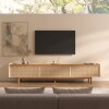 Rack para TV Dune 2.2 - Linea Manhattan Blanco/Natural