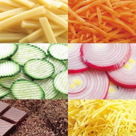 Mandolina corte V + 5 cuchillas. Mandolina corte V + 5 cuchillas.