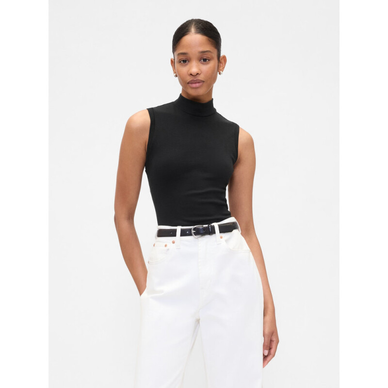V-SL MOCKNECK TANK BLACK 1
