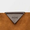 Bolso The Shopping en cuero gamuza Cuoio Marron