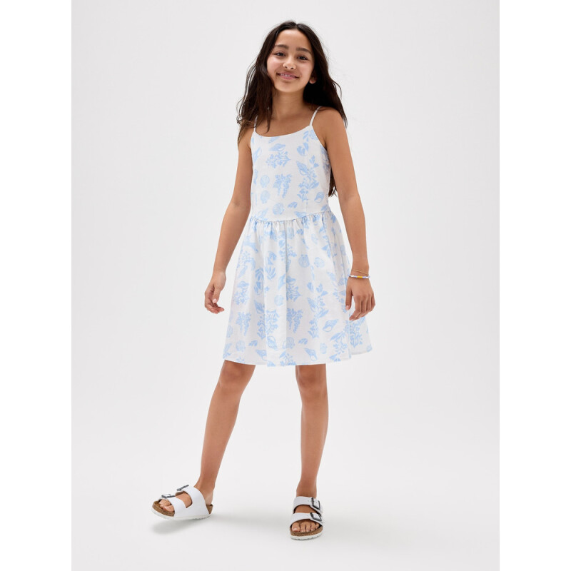 V-WOVEN MINI DRESS SEA SHELL 974