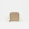 Billetera Denisse en cuero graneado Taupe