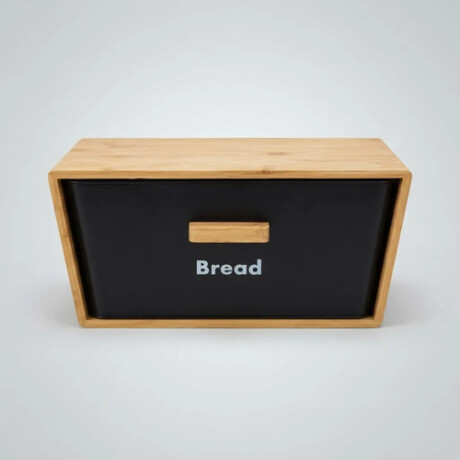 Panera estructura en Bamboo y caja Metálica - NEGRA Panera estructura en Bamboo y caja Metálica - NEGRA