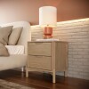 Mesa de Luz 2 Cajones FINESTRA Tauri Mesa de Luz 2 Cajones FINESTRA Tauri