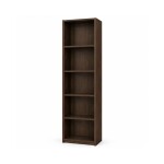 BIBLIOTECA 5 ESTANTES TABACO
