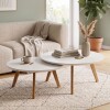 Mesa de Centro Classic - Conjunto - Línea Manhattan Blanco