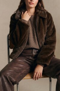 Abrigo Piel Chocolate