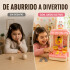 Máquina Infantil Grúa Agarra Juguetes Peluches Con Sonido Variante Color Rosa