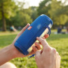 Parlante TG-157 Con Luces Y Bluetooth AZUL
